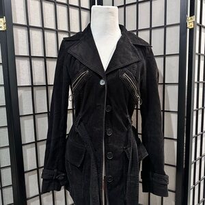 Black Corduroy Women's Jacket